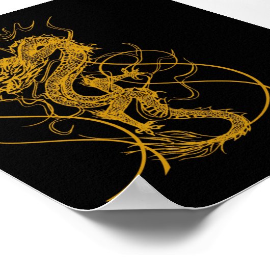 Das chinesische Jahr des Drachen 2012 Poster (Ecke)