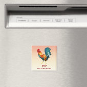 Das chinesische Neujahrsmagnet 2017 Magnet (In Situ (Geschirrspüler))