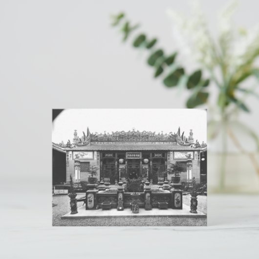 Das chinesische Pavillon Postkarte (Stehend Vorderseite)