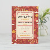 Das chinesische Restaurant Birthday Party nimmt Dr Einladung (Stehend Vorderseite)