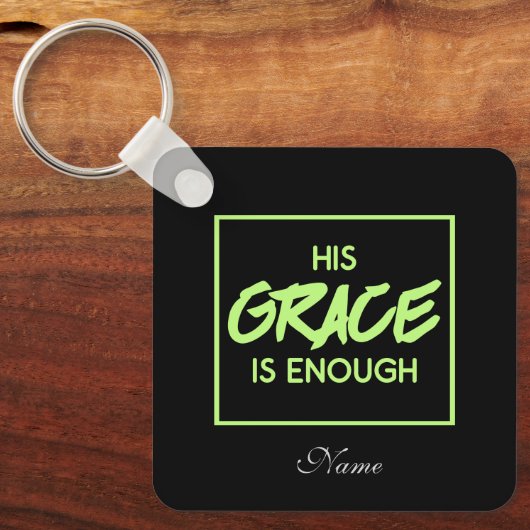 Das Christentum kann seine Gnade nicht ausstehen Schlüsselanhänger (Vorderseite)