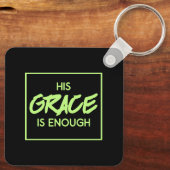 Das Christentum kann seine Gnade nicht ausstehen Schlüsselanhänger (Rückseite)