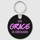 Das Christentum kann seine Gnade nicht ausstehen Schlüsselanhänger (Rückseite)