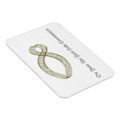 Das Christliche Fischsymbol. personalisiertes Magn Magnet (Rechte Seite)