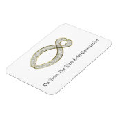 Das Christliche Fischsymbol. personalisiertes Magn Magnet (Linke Seite)