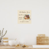 Das christliche Heim Poster (Küche)