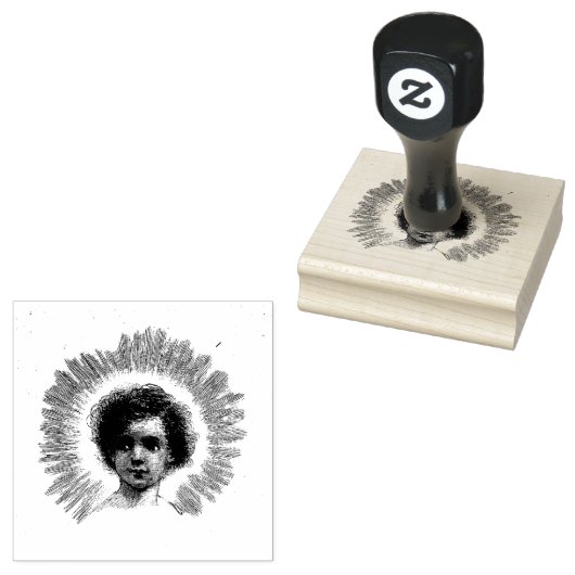 Das christliche Kind religiös Christlich Gummistempel (Stempel)