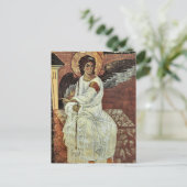 Das Christliche Symbol des weißen Engels Ostorthod Postkarte (Stehend Vorderseite)
