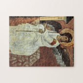 Das Christliche Symbol des weißen Engels Ostorthod Puzzle (Horizontal)