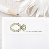 Das Christliche Symbol für Fisch. (Insitu)