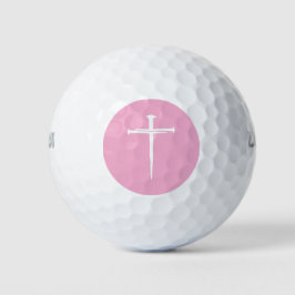 Das Christliche Weiße Kreuz der drei Nägel Golfball