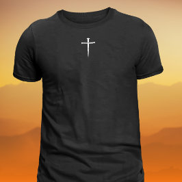 Das Christliche Weiße Kreuz der drei Nägel T-Shirt