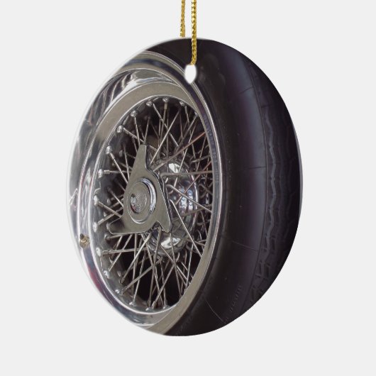 DAS CHROM-RAD KERAMIK ORNAMENT (Rechts)