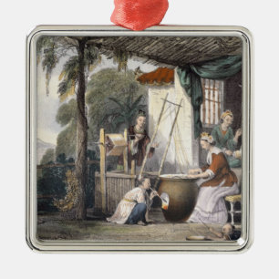 Das Chrysalids zerstören und wirbelnd die Kokons, Silbernes Ornament