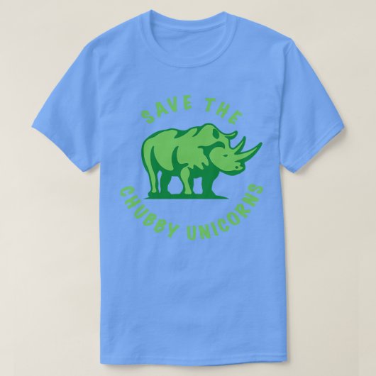 Das Chubby-Einhorn gerettet T-Shirt (Design vorne)