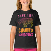 Das Chubby Unicorns Lover-Geschenk gerettet | Perf T-Shirt (Vorderseite)