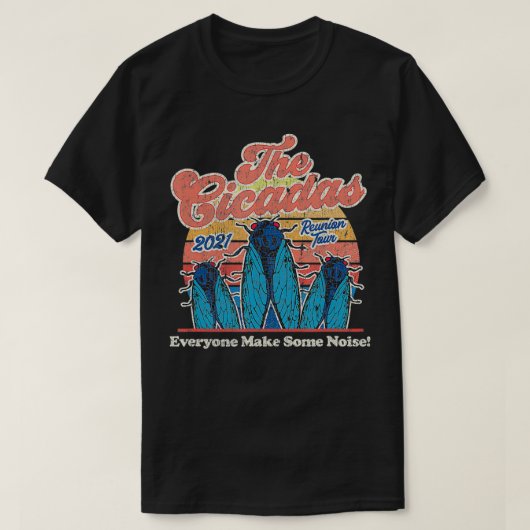 Das Cicadas 2021 Wiedersehen Tour Funny Concert T-Shirt (Design vorne)