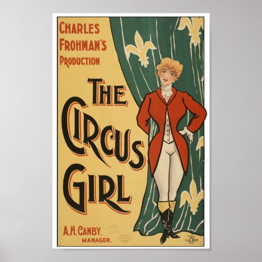 Das Circus Girl Poster (Vorne)
