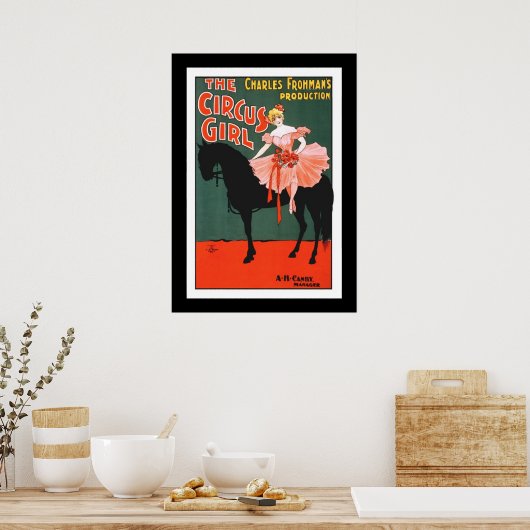 Das Circus Girl Poster (Küche)