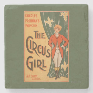 Das Circus Girl Theaterplakat #1 Steinuntersetzer