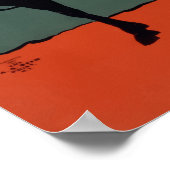 Das Circus Girl Vintage Poster (Ecke)