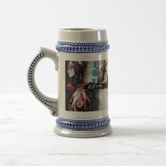 Das CJ Legacy Collective Signature Stein Bierglas (Links)