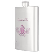 Das Claddagh (rosa) Flachmann (Links)