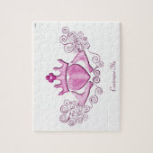 Das Claddagh (rosa) Puzzle (Vertikal)