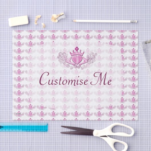 Das Claddagh (rosa) Seidenpapier (Handwerk)