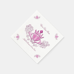 Das Claddagh (rosa) Serviette