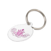 Das Claddagh (rosa) Tiermarke (Seite)