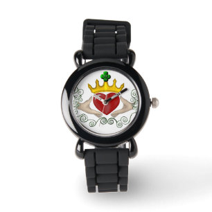 Das Claddagh (Vollfarbe) Armbanduhr