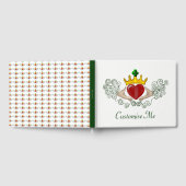 Das Claddagh (Vollfarbe) Gästebuch (Voll)