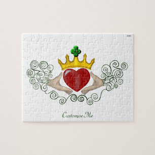 Das Claddagh (Vollfarbe) Puzzle