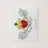 Das Claddagh (Vollfarbe) Puzzle (Vertikal)
