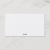 Das Claddagh (Vollfarbe) Visitenkarte (Rückseite)