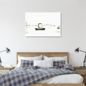 Das Clermont, das erste Dampfpaket Leinwanddruck (Insitu (Schlafzimmer))
