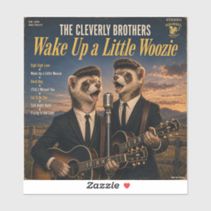 Das Cleverly Brothers Album: eine Parodie Aufkleber