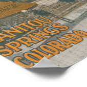 Das Cliff House & Pikes Peak Poster (Ecke)