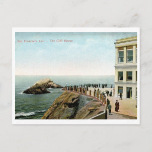 Das Cliff House, San Francisco, CA Vintage Postkarte