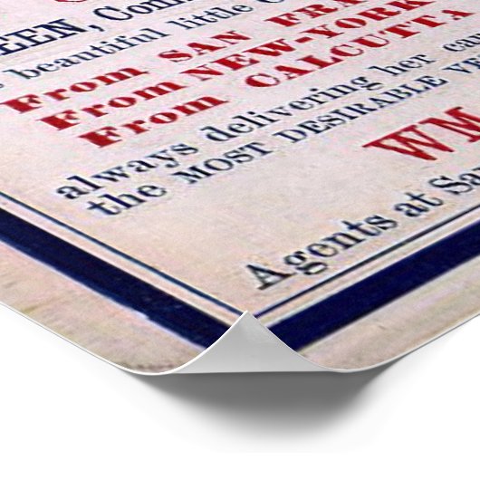 Das Clipper Ship - Syren Poster (Ecke)