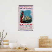 Das Clipper Ship - Syren Poster (Küche)