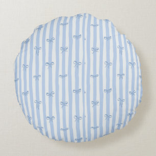 Das Cloud Kissen Blau Rundkissen