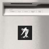 Das Clown Ghost Glitch Tanzen Magnet (In Situ (Geschirrspüler))