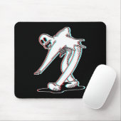 Das Clown Ghost Glitch Tanzen Mousepad (Mit Mouse)