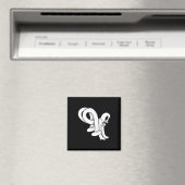 Das Clown Ghost Twisty Blackwork Magnet (In Situ (Geschirrspüler))
