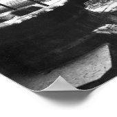 Das Cluny Hotel wurde vom Hof aus gesehen, Paris Poster (Ecke)