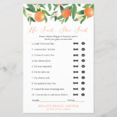 Das Co-Polterabend-Spiel, Wer hat es gesagt? Flyer (Vorne)