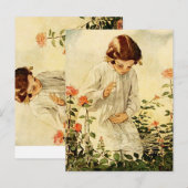 Das Cobweb von Jessie Willcox Smith Postkarte (Vorne/Hinten)