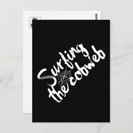 Das Cobweb-Zitat durchsuchen Postkarte (Vorne/Hinten)